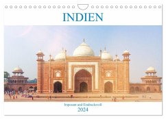 Indien - Imposant und Eindrucksvoll (Wandkalender 2024 DIN A4 quer), CALVENDO Monatskalender - pixs:sell