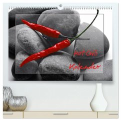 Hot Chili Küchen Kalender (hochwertiger Premium Wandkalender 2024 DIN A2 quer), Kunstdruck in Hochglanz - Riedel, Tanja