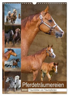 Pferdeträumereien - Traumbilder von Traumpferden (Wandkalender 2024 DIN A3 hoch), CALVENDO Monatskalender