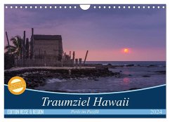 Traumziel Hawaii - Perle im Pazifik (Wandkalender 2024 DIN A4 quer), CALVENDO Monatskalender