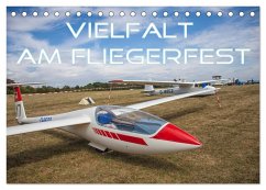 Vielfalt am Fliegerfest (Tischkalender 2024 DIN A5 quer), CALVENDO Monatskalender