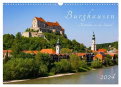 Burghausen - Mittelalter an der Salzach (Wandkalender 2024 DIN A3 quer), CALVENDO Monatskalender
