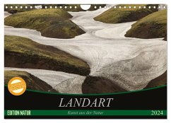 Landart - Kunst aus der Natur (Wandkalender 2024 DIN A4 quer), CALVENDO Monatskalender - Calvendo