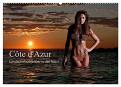 Côte d'Azur - Landschaftsaktbilder in der Natur (Wandkalender 2024 DIN A2 quer), CALVENDO Monatskalender