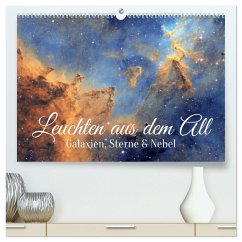 Galaxien, Sterne und Nebel: Leuchten aus dem All (hochwertiger Premium Wandkalender 2024 DIN A2 quer), Kunstdruck in Hochglanz - Calvendo