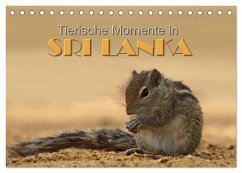 Sri Lanka - Tierische Momente (Tischkalender 2024 DIN A5 quer), CALVENDO Monatskalender - Matziol, Michael