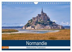 Traumreisen Normandie (Wandkalender 2024 DIN A4 quer), CALVENDO Monatskalender - Metz, F.