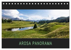 Arosa Panorama (Tischkalender 2024 DIN A5 quer), CALVENDO Monatskalender