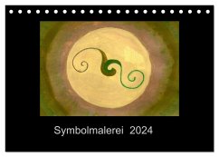 Symbolmalerei (Tischkalender 2024 DIN A5 quer), CALVENDO Monatskalender