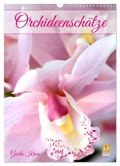 Orchideenschätze (Wandkalender 2024 DIN A3 hoch), CALVENDO Monatskalender
