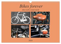 Bikes forever (Wandkalender 2024 DIN A3 quer), CALVENDO Monatskalender