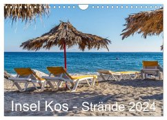 Insel Kos - Strände 2024 (Wandkalender 2024 DIN A4 quer), CALVENDO Monatskalender