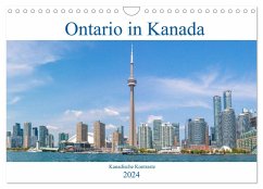 Ontario in Kanada - Kanadische Kontraste (Wandkalender 2024 DIN A4 quer), CALVENDO Monatskalender