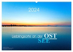 Lieblingsorte an der Ostsee (Wandkalender 2024 DIN A2 quer), CALVENDO Monatskalender