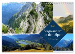 Bergwandern in den Alpen - vom Tal bis zum Gipfel (Wandkalender 2024 DIN A4 quer), CALVENDO Monatskalender - Gillner, Martin
