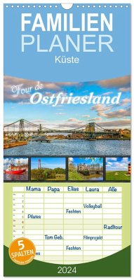 Familienplaner 2024 - Tour de Ostfriesland mit 5 Spalten (Wandkalender, 21 x 45 cm) CALVENDO