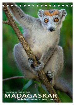 MADAGASKAR: Baobabs, Lemuren, Naturwunder (Tischkalender 2024 DIN A5 hoch), CALVENDO Monatskalender