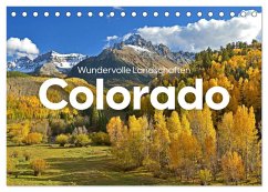 Colorado - Wundervolle Landschaften (Tischkalender 2024 DIN A5 quer), CALVENDO Monatskalender