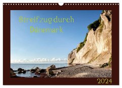 Streifzug durch Dänemark (Wandkalender 2024 DIN A3 quer), CALVENDO Monatskalender
