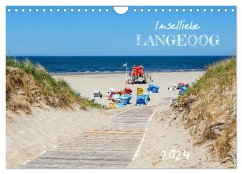 Inselliebe Langeoog (Wandkalender 2024 DIN A4 quer), CALVENDO Monatskalender - Dreegmeyer, Andrea
