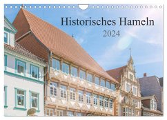 Historisches Hameln (Wandkalender 2024 DIN A4 quer), CALVENDO Monatskalender