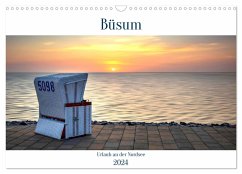 Büsum - Urlaub an der Nordsee (Wandkalender 2024 DIN A3 quer), CALVENDO Monatskalender - Xenikis, Katja