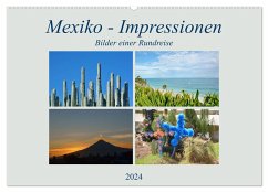 Mexiko - Impressionen (Wandkalender 2024 DIN A2 quer), CALVENDO Monatskalender