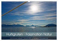 Hurtigruten - Faszination Natur (Wandkalender 2024 DIN A2 quer), CALVENDO Monatskalender