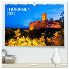 THÜRINGEN 2024 (hochwertiger Premium Wandkalender 2024 DIN A2 quer), Kunstdruck in Hochglanz