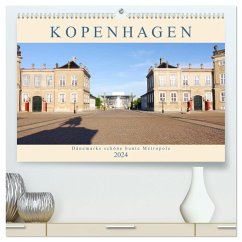 Kopenhagen. Dänemarks schöne bunte Metropole (hochwertiger Premium Wandkalender 2024 DIN A2 quer), Kunstdruck in Hochglanz - M. Laube, Lucy
