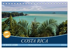 COSTA RICA Farben und Licht (Tischkalender 2024 DIN A5 quer), CALVENDO Monatskalender