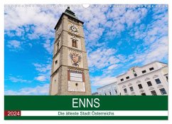 Enns, die älteste Stadt Österreichs (Wandkalender 2024 DIN A3 quer), CALVENDO Monatskalender
