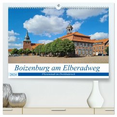 Boizenburg an der Elbe - Fliesenstadt im Dreiländereck (hochwertiger Premium Wandkalender 2024 DIN A2 quer), Kunstdruck in Hochglanz