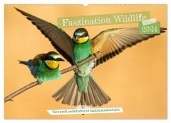Faszination Wildlife (Wandkalender 2024 DIN A2 quer), CALVENDO Monatskalender