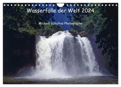 Wasserfälle der Welt 2024 (Wandkalender 2024 DIN A4 quer), CALVENDO Monatskalender - Schultes, Michael