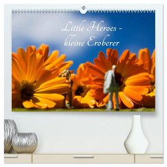 Little Heroes - kleine Eroberer (hochwertiger Premium Wandkalender 2024 DIN A2 quer), Kunstdruck in Hochglanz