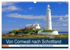 Von Cornwall nach Schottland (Wandkalender 2024 DIN A3 quer), CALVENDO Monatskalender - Pantke, Reinhard