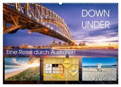 Down Under - Eine Reise durch Australien (Wandkalender 2024 DIN A2 quer), CALVENDO Monatskalender
