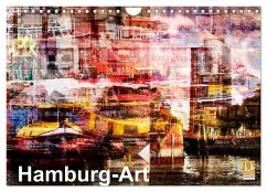 Hamburg-Art (Wandkalender 2024 DIN A4 quer), CALVENDO Monatskalender - Jordan, Karsten