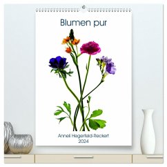 Blumen pur (hochwertiger Premium Wandkalender 2024 DIN A2 hoch), Kunstdruck in Hochglanz