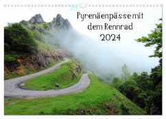 Pyrenäenpässe mit dem Rennrad 2024 (Wandkalender 2024 DIN A3 quer), CALVENDO Monatskalender - Rotter, Matthias