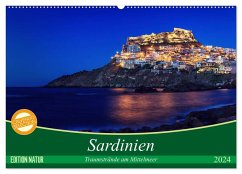 Sardinien - Traumstrände am Mittelmeer (Wandkalender 2024 DIN A2 quer), CALVENDO Monatskalender