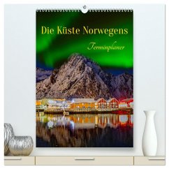 Die Küste Norwegens - Terminplaner (hochwertiger Premium Wandkalender 2024 DIN A2 hoch), Kunstdruck in Hochglanz