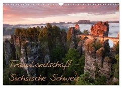 Traumlandschaft - Sächsische Schweiz (Wandkalender 2024 DIN A3 quer), CALVENDO Monatskalender