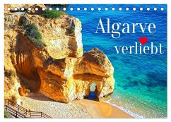 Algarve verliebt (Tischkalender 2024 DIN A5 quer), CALVENDO Monatskalender