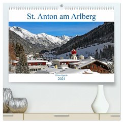St. Anton am Arlberg (hochwertiger Premium Wandkalender 2024 DIN A2 quer), Kunstdruck in Hochglanz - Eppele, Klaus