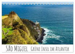 São Miguel - Grüne Insel im Atlantik (Tischkalender 2024 DIN A5 quer), CALVENDO Monatskalender