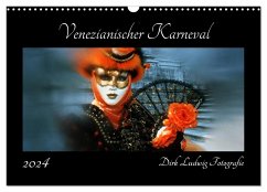 Venezianischer Karneval (Wandkalender 2024 DIN A3 quer), CALVENDO Monatskalender