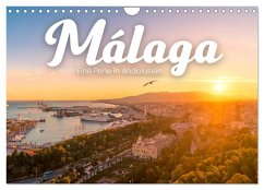 Málaga - Eine Perle in Andalusien. (Wandkalender 2024 DIN A4 quer), CALVENDO Monatskalender