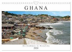 Ghana - Die Goldküste in Westafrika (Wandkalender 2024 DIN A4 quer), CALVENDO Monatskalender